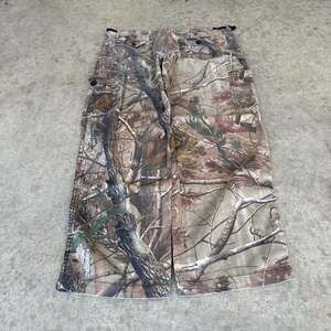 Vintage Game Winner Realtree Camo Cargo Pants Mens Size Large Hunting Tree Woods